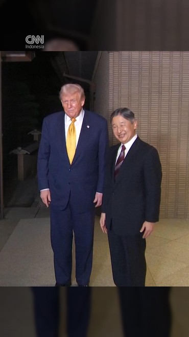 Momen Trump Bertemu Kaisar Jepang Naruhito
