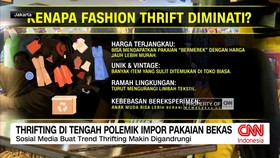VIDEO: Thrifting di Tengah Polemik Impor Pakaian Bekas