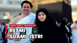 Andrew Andika dan Violentina Kaif Pamer Buku Nikah saat Umrah