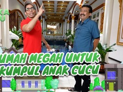 Rumah Gedong Herdin Hidayat, Butuh 20 ART Buat Bersihinnya