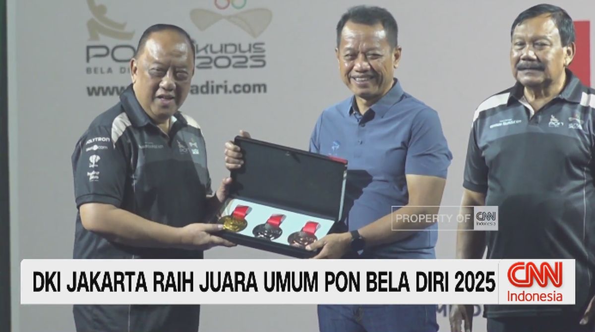 VIDEO: DKI Jakarta Raih Juara Umum PON Bela Diri Kudus 2025