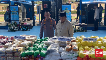 Prabowo Pimpin Pemusnahan Barbuk 214 Ton Narkoba di Mabes Polri