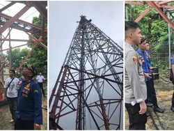 Video: Takut Dihajar Warga, Maling di Lampung Nekat Panjat Tower BTS Video: Takut Dihajar Warga, Maling di Lampung Nekat Panjat Tower BTS