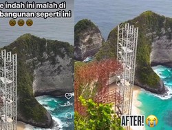 Heboh Lift Rp 200 M Dinilai Ganggu Keindahan Pantai Kelingking Nusa Penida Heboh Lift Rp 200 M Dinilai Ganggu Keindahan Pantai Kelingking Nusa Penida