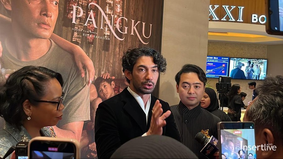 Reza Rahadian di Press Screening 'Pangku' Reza Rahadian di Press Screening 'Pangku'