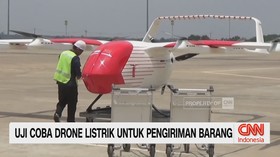 VIDEO: Uji Coba Drone Listrik untuk Pengiriman Barang