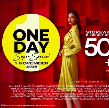 Cuma Satu Hari, Ada Diskon Spektakuler di METRO BIG SALE!