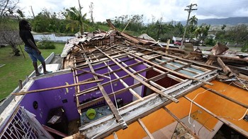 FOTO: Penampakan Dampak Badai Terkuat di Bumi Sapu Kawasan Karibia
