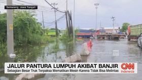 VIDEO: Jalur Pantura Lumpuh Akibat Banjir