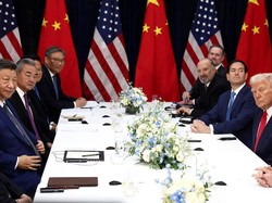 Trump-Xi Jinping No Comment Usai Pertemuan di Korsel