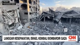VIDEO: Langgar Kesepakatan, Israel Kembali Bombardir Gaza