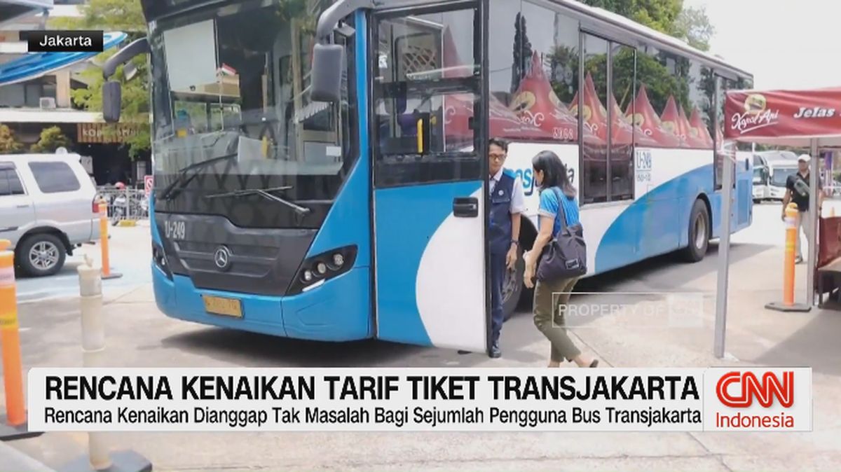 VIDEO: Rencana Kenaikan Tarif Tiket Transjakarta