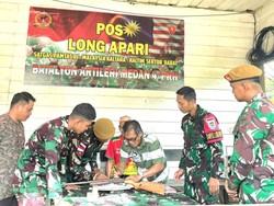 Satgas Pamtas Jamin Tak Ada Proses Hukum Bagi Warga yang Serahkan Senpi Rakitan Satgas Pamtas Jamin Tak Ada Proses Hukum Bagi Warga yang Serahkan Senpi Rakitan