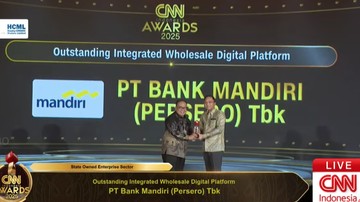 Bank Mandiri Sabet Dua Penghargaan di CNN Indonesia Awards 2025