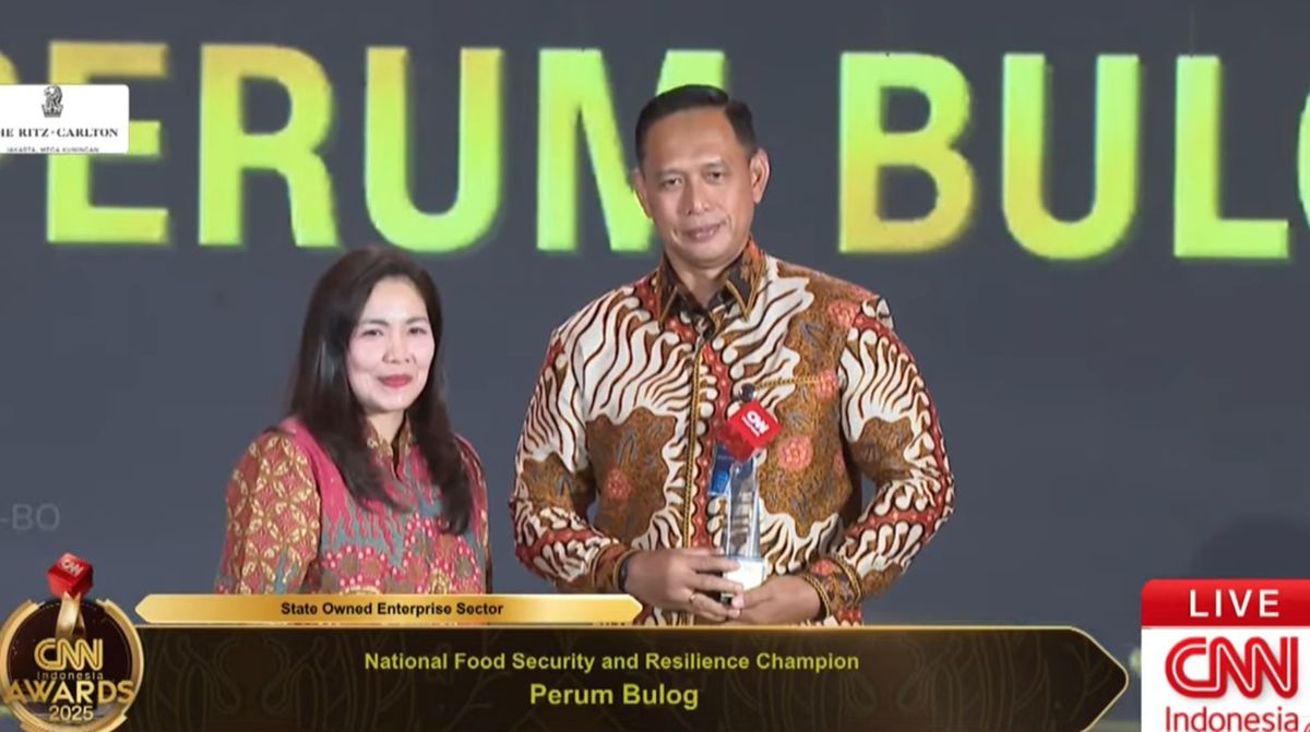 Perum Bulog Dianugerahi National Food Security and Resilience Champion