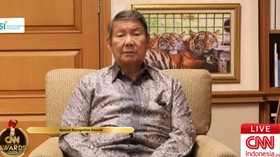 Hashim Djojohadikusumo di CNN Indonesia Awards 2025