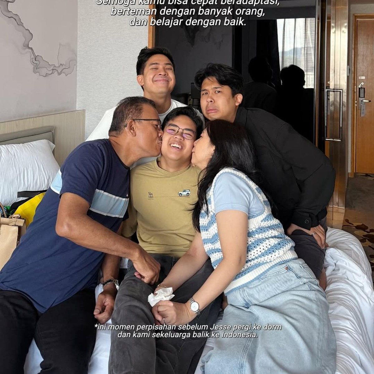 Kedekatan Jerome Polin dengan Mendiang Ayah