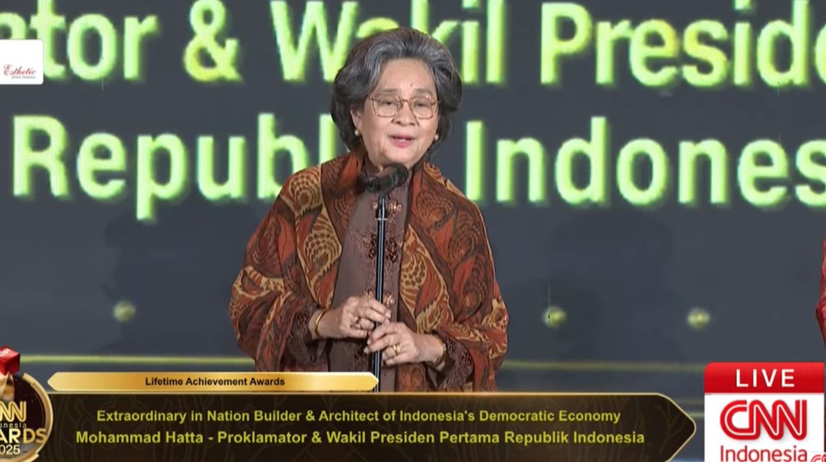 Anak Bung Hatta Ingatkan Pesan Persatuan di CNN Indonesia Awards