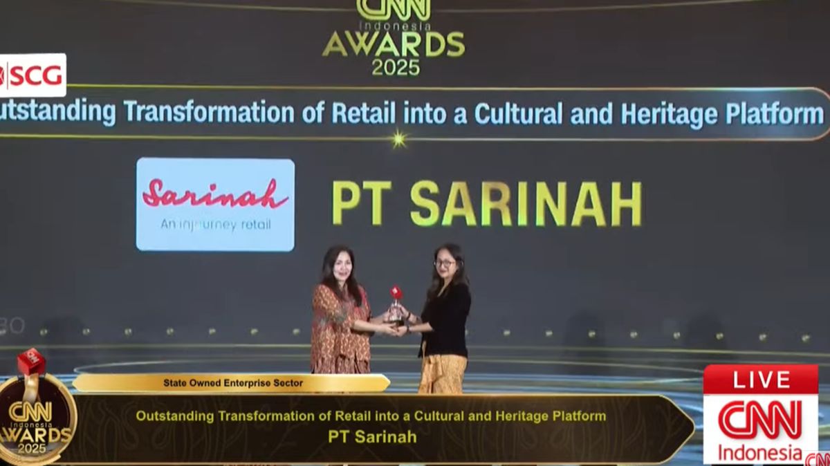 Sarinah Raih Penghargaan atas Transformasi Ritel Berbasis Budaya