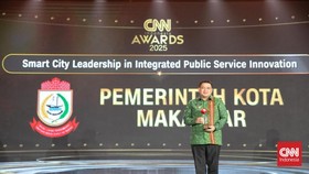 Pemkot Makassar Dianugerahi Smart City Leadership in Public Service