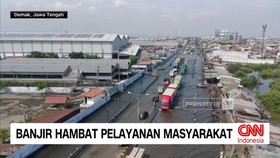 VIDEO: Banjir Hambat Pelayanan Masyarakat di Semarang
