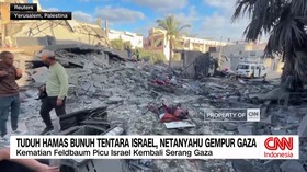 VIDEO: Tuduh Hamas Bunuh Tentara Israel, Netanyahu Gempur Gaza