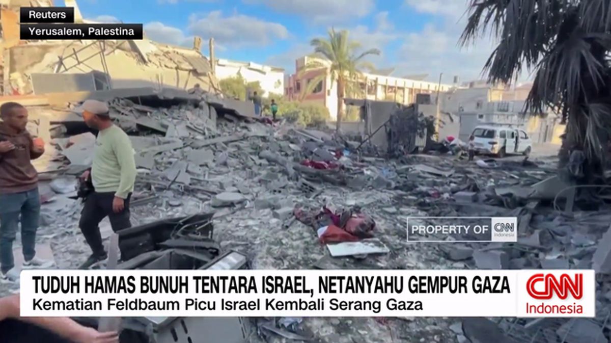 VIDEO: Tuduh Hamas Bunuh Tentara Israel, Netanyahu Gempur Gaza
