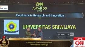 Universitas Sriwijaya Raih Excellence In Research and Innovation