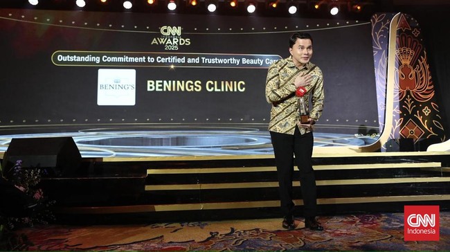 Benings Clinic Sabet Outstanding Commitment to Certified & Trustworthy Benings Clinic berhasil menyabet penghargaan Outstanding Commitment to Certified and Trustworthy Beauty Care di CNN Indonesia Awards.