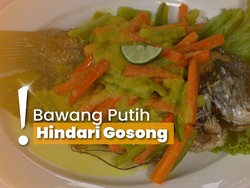 Resep Gurame Acar Kuning ala Chef Steby, Ikan Harus Garing