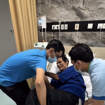 Dibawa ke Rs oleh Raffi Ahmad, 7 Potret Kondisi Fahmi Bo Batal Operasi Batu Empedu