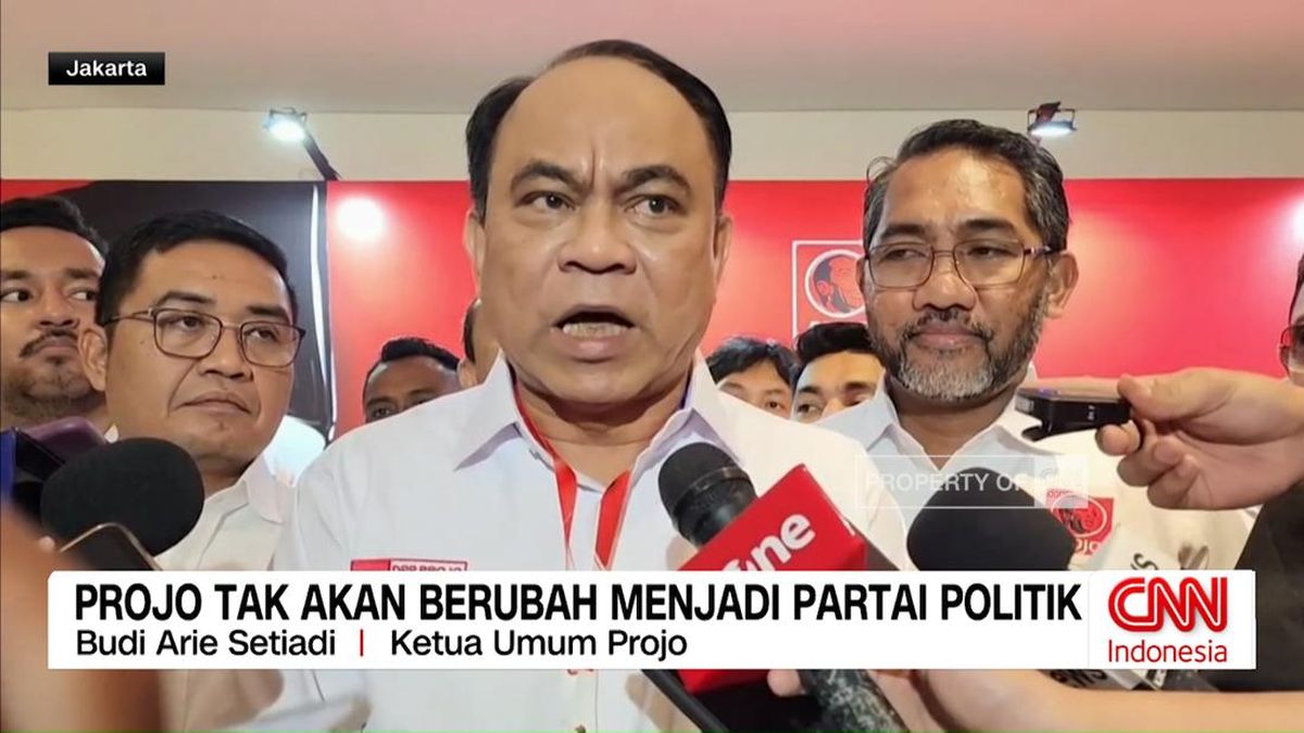 VIDEO: Projo Tak Akan Berubah Menjadi Partai Politik