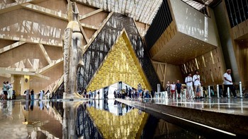 FOTO: Museum Agung Mesir Dibuka, Makam Tutankhamun Jadi Magnet Turis