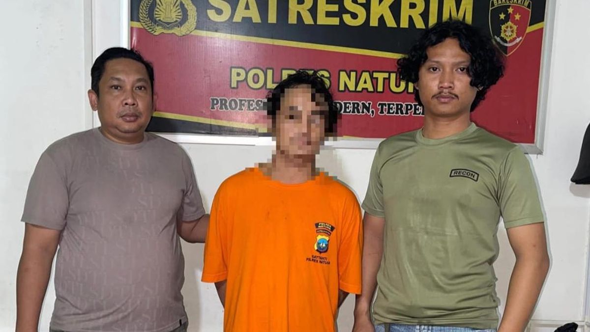 Pelaku Penusukan Polisi di Natuna Ditangkap