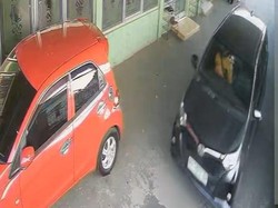 Mobil yang Diduga Dipakai untuk Culik Pelajar SMP di Palembang Terekam CCTV