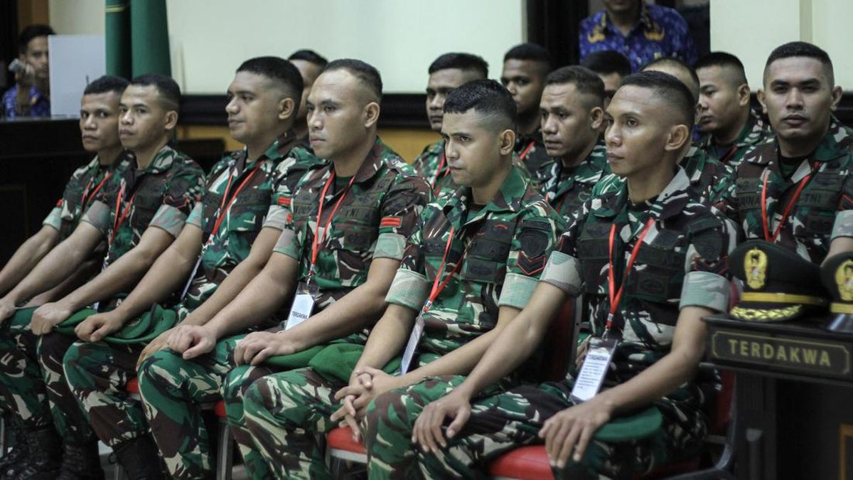 17 Prajurit TNI Nagekeo Jalani Sidang Tuntutan Kasus Prada Lucky