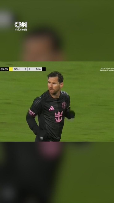 Messi Cetak Gol Berkelas, Inter Miami Takluk dari Nashville