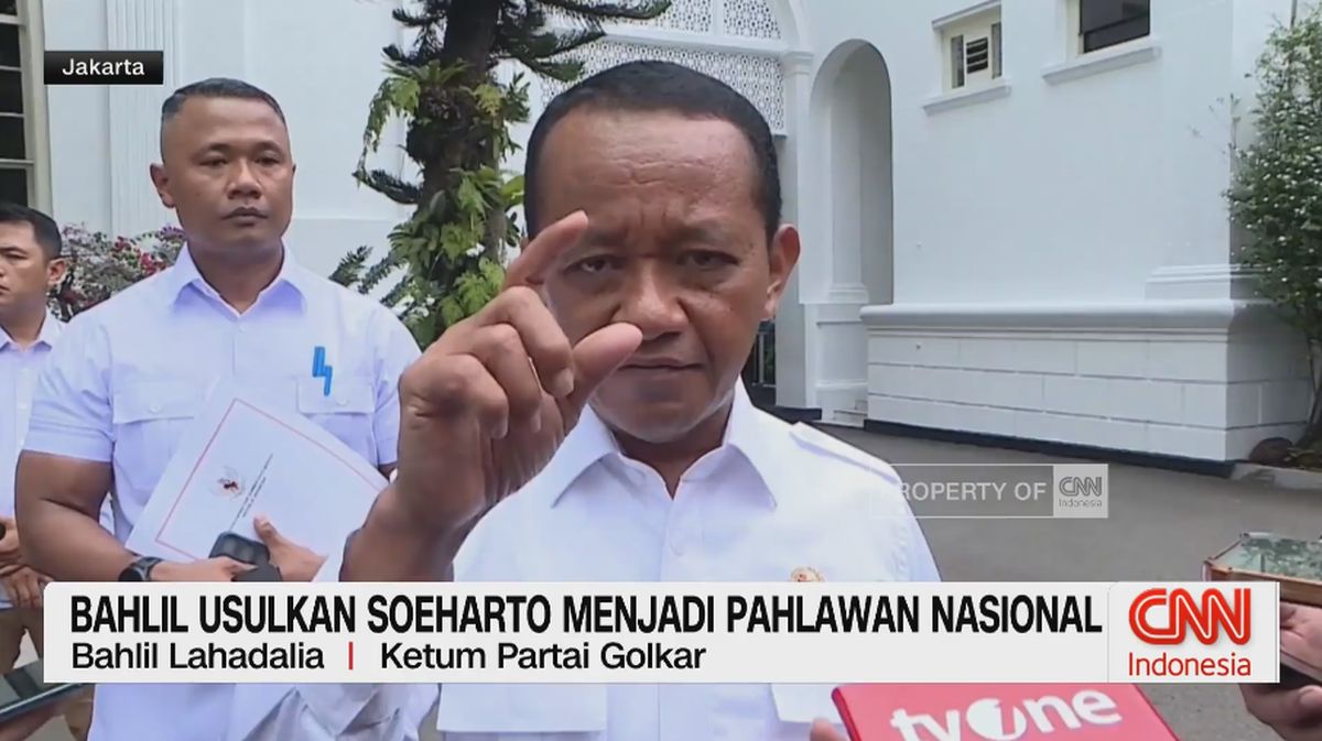 VIDEO: Bahlil Usulkan Soeharto Menjadi Pahlawan Nasional