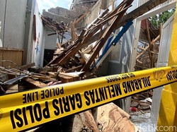 Satu Bangunan SMP 1 Pasundan Bandung Ambruk, 6 Siswa Terluka