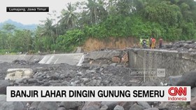 VIDEO: Banjir Lahar Dingin Gunung Semeru Terjang Desa Jugosari