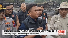 VIDEO: Bareskrim Polri Grebek Tambang Galian Ilegal di Lereng Merapi