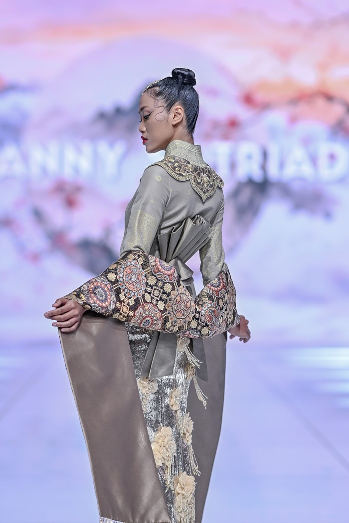 Detail pada koleksi busana Danny Satriadi bertajuk 