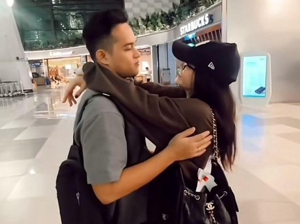 Momen Mesra dan Manja Febby Rastanty ke Suami Polisi, Bikin Netizen Baper