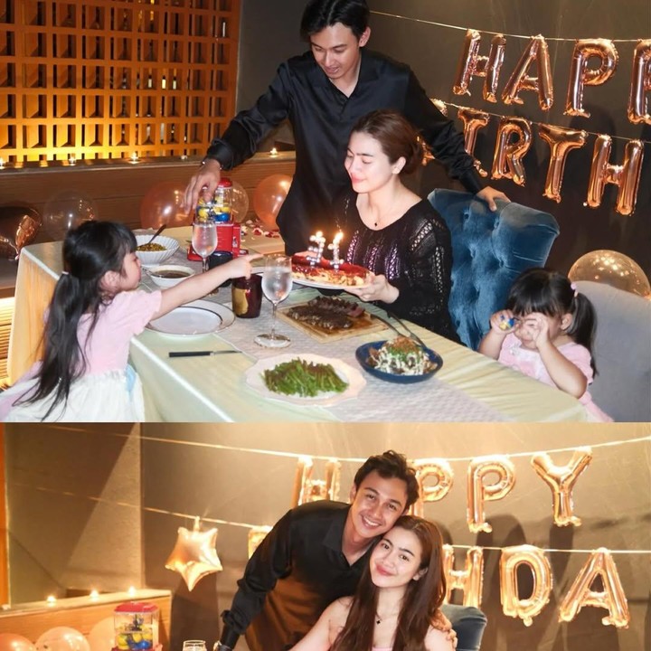 <p>Kebahagiaan menyelimuti artis Felicya Angelista yang baru saja menginjak usia 30 pada 2 November lalu. Tepat di hari ulang tahunnya, ia mendapat kejutan dari sang suami, Hito Caesar, dan kedua putrinya. (Foto: Instagram @felicyangelista)</p>