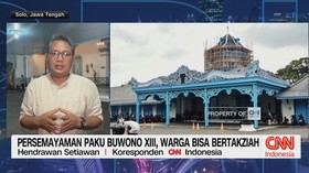 VIDEO: Persemayaman Paku Buwono XIII, Warga Bisa Bertakziah