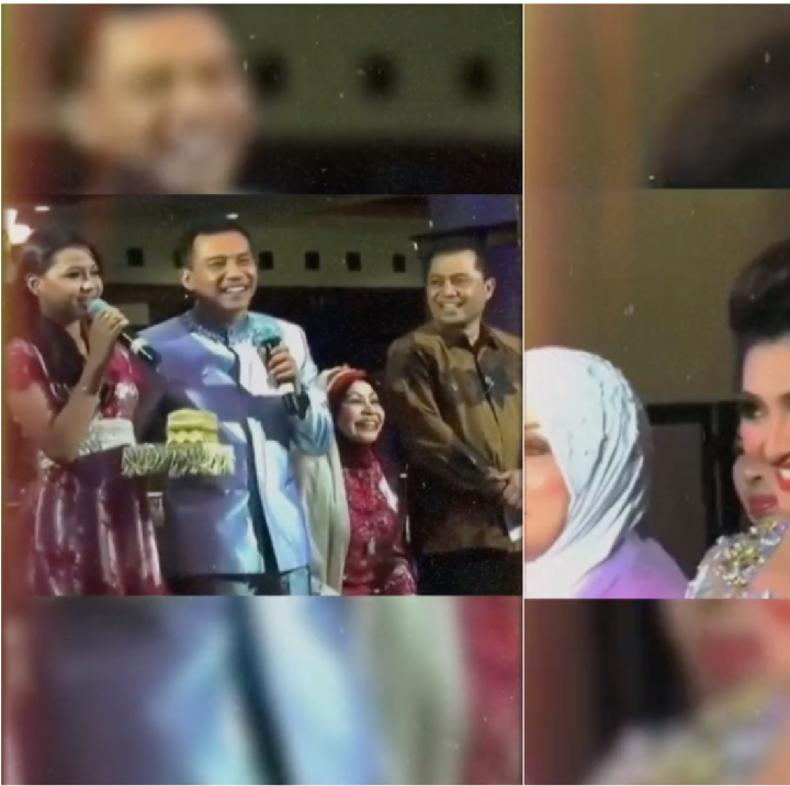 <p>Dalam video tersebut, Aurel yang masih remaja tampak berdiri di samping ayahnya. Sambil tersenyum, Aurel lalu meminta Ashanty untuk menjadi ibunda untuknya dan sang adik Azriel. "Mau enggak jadi Bunda kita?" kata Aurel dalam video tersebut. Mendengar pertanyaan itu, Ashanty langsung tersenyum malu sambil sesekali melihat wajah Aurel. (Foto: TikTok @aureliehermansyahatta)</p>