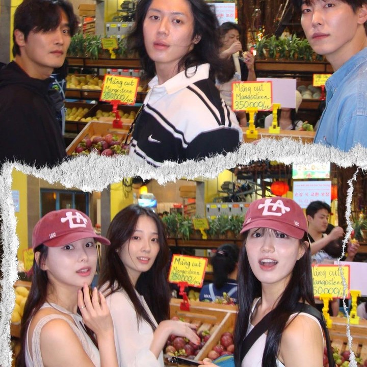 <p>Salah satunya adalah aktris Yoon Seo Ah yang berperan sebagai Seo Gil-geum dalam drama tersebut. Ia terlihat membuat kolase foto yang <em>aesthetic</em> berupa <em>recap</em> momen liburan para pemain.&nbsp;(Foto: Instagram @yoonseoah_)</p>