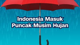 INFOGRAFIS: Puncak Musim Hujan Indonesia