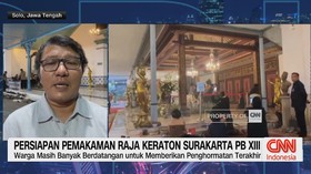 VIDEO: Persiapan Pemakaman Raja Keraton Surakarta PB XIII