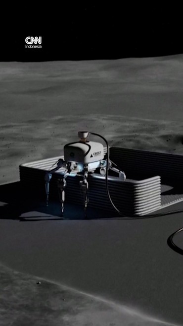 Penampakan Robot Buatan Australia yang Bisa Bikin Rumah di Bulan
